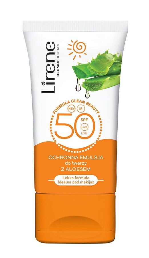 

Крем для лица Lirene Sun Aloes SPF50, 50 мл