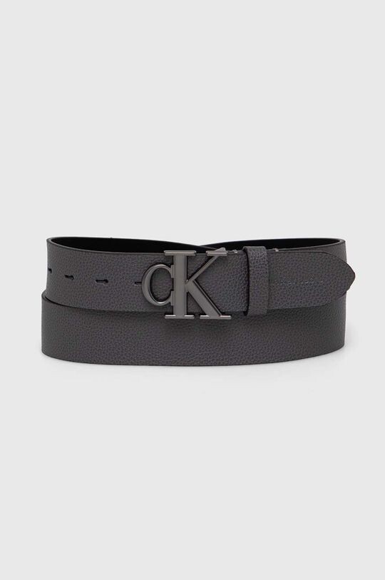 

Кожаный ремень Calvin Klein Jeans, серый