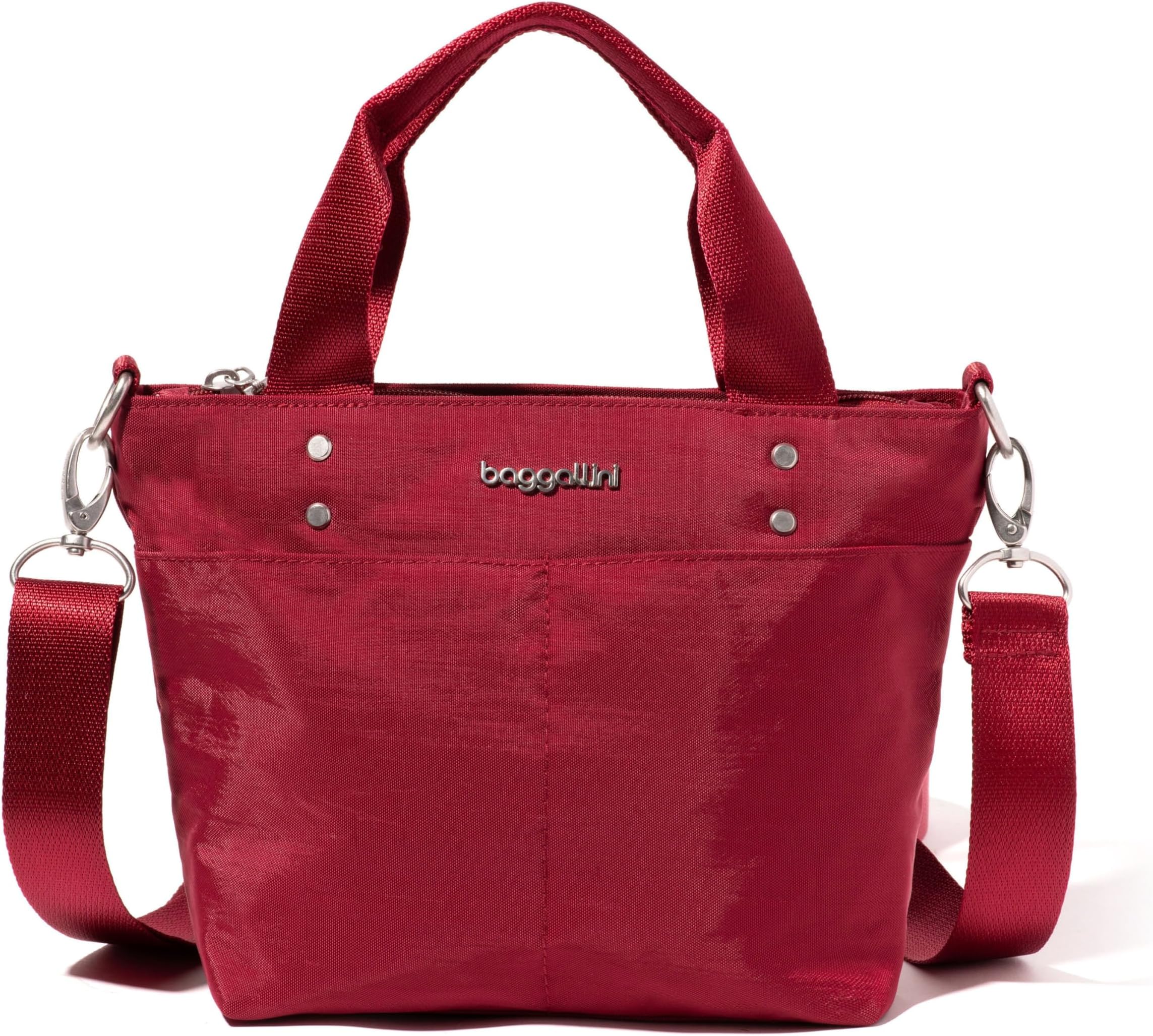 Мини-сумка для переноски Baggallini, рубиново-красный