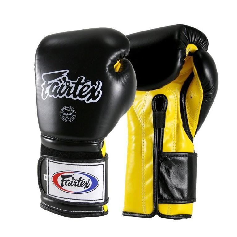 

Боксерские перчатки Fairtex BGV9, черный / желтый