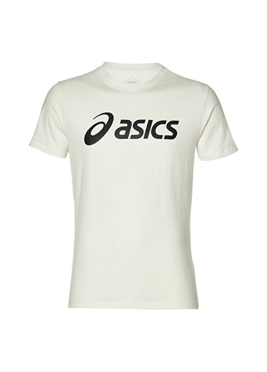 

Белая мужская футболка с круглым вырезом Asics, Белый