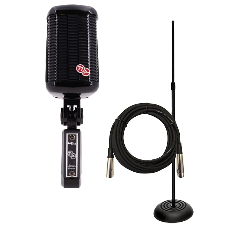 цена Микрофон CAD CAD A77 Vintage Supercardioid Microphone - Gloss Black PERFORMER PAK