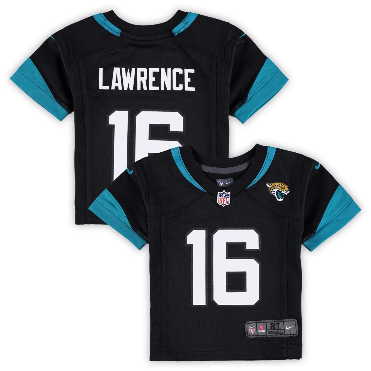 

Черная игровая майка Nike Trevor Lawrence для малышей Jacksonville Jaguars Nike, Черный