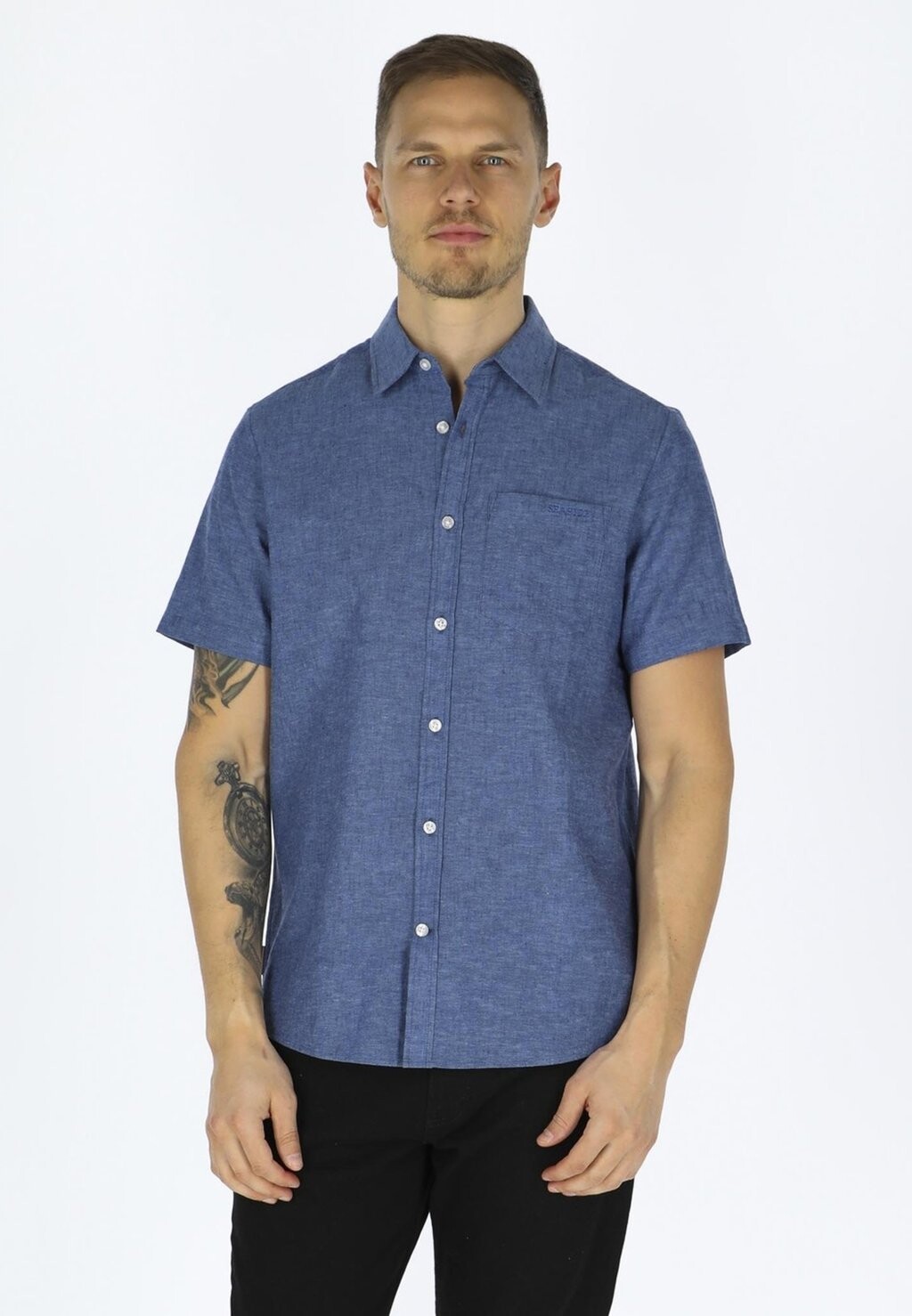 

Рубашка SAILOR SHORT SLEEVE Seaside, цвет denim blue