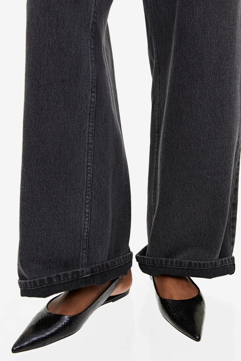 

Туфли с открытой пяткой H&M, черный