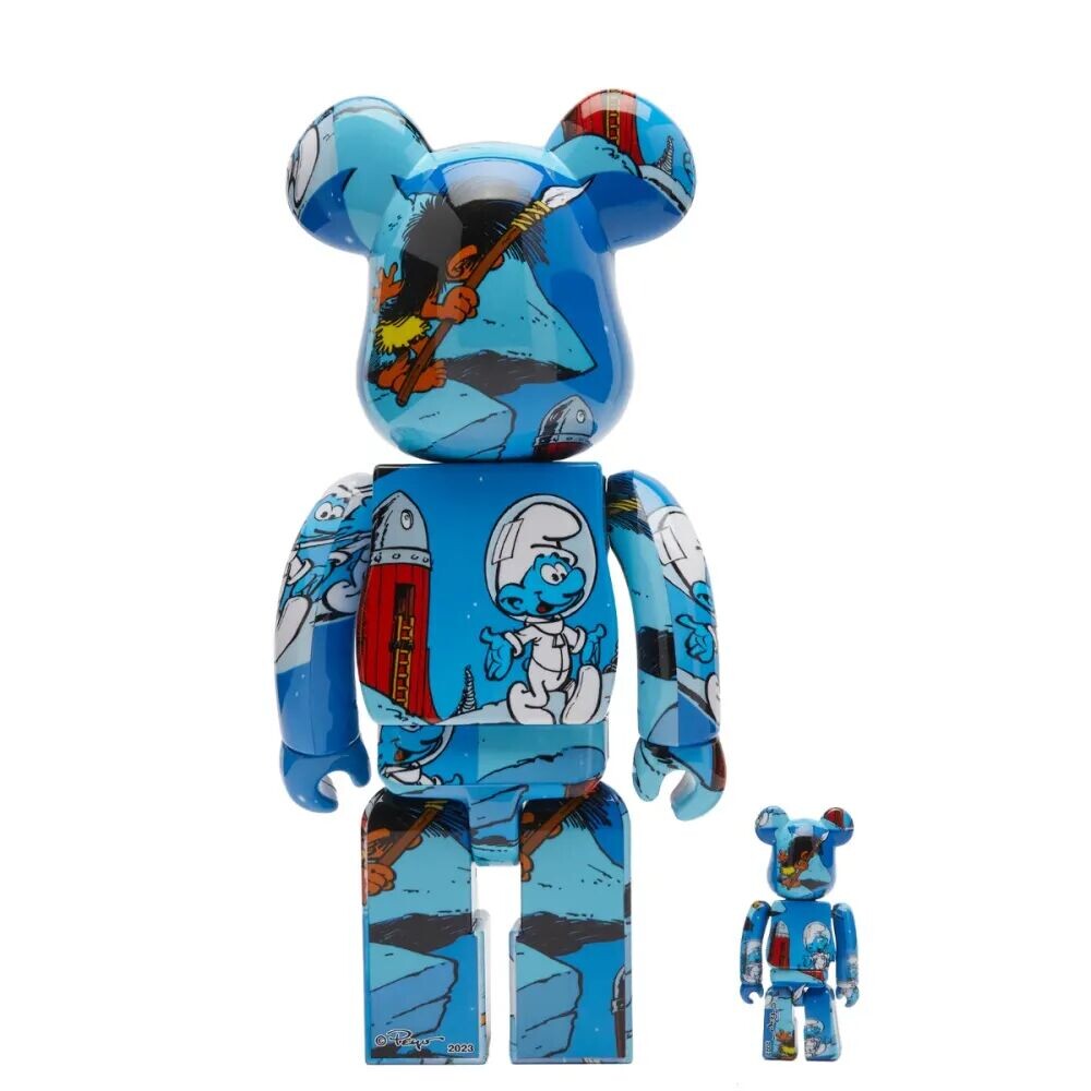 Medicom смурфики астромурф be@rbrick, синий