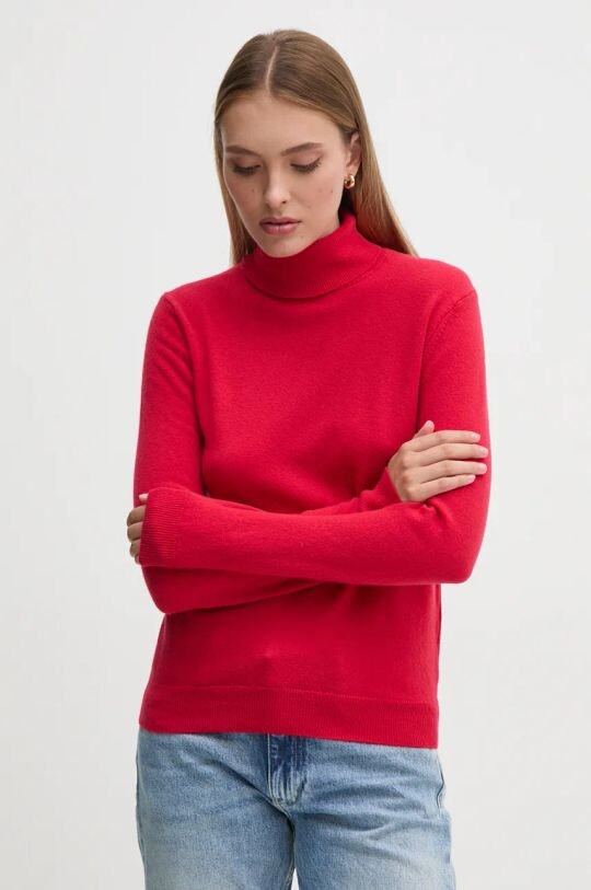 

Шерстяной свитер United Colors of Benetton, красный