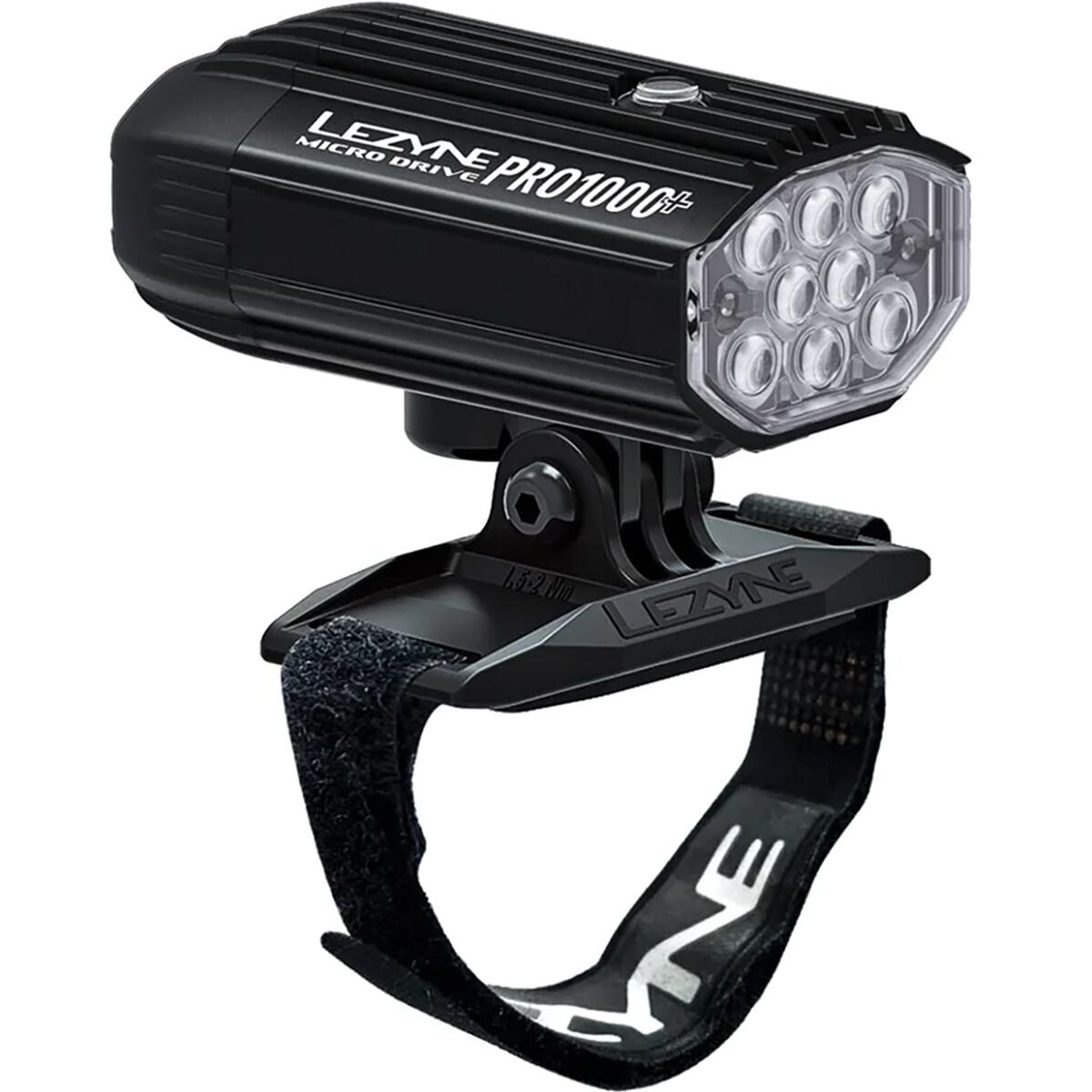 Налобный фонарь для шлема micro drive pro 1000 plus Lezyne, черный фонарь передний lezyne micro drive 600xl черный