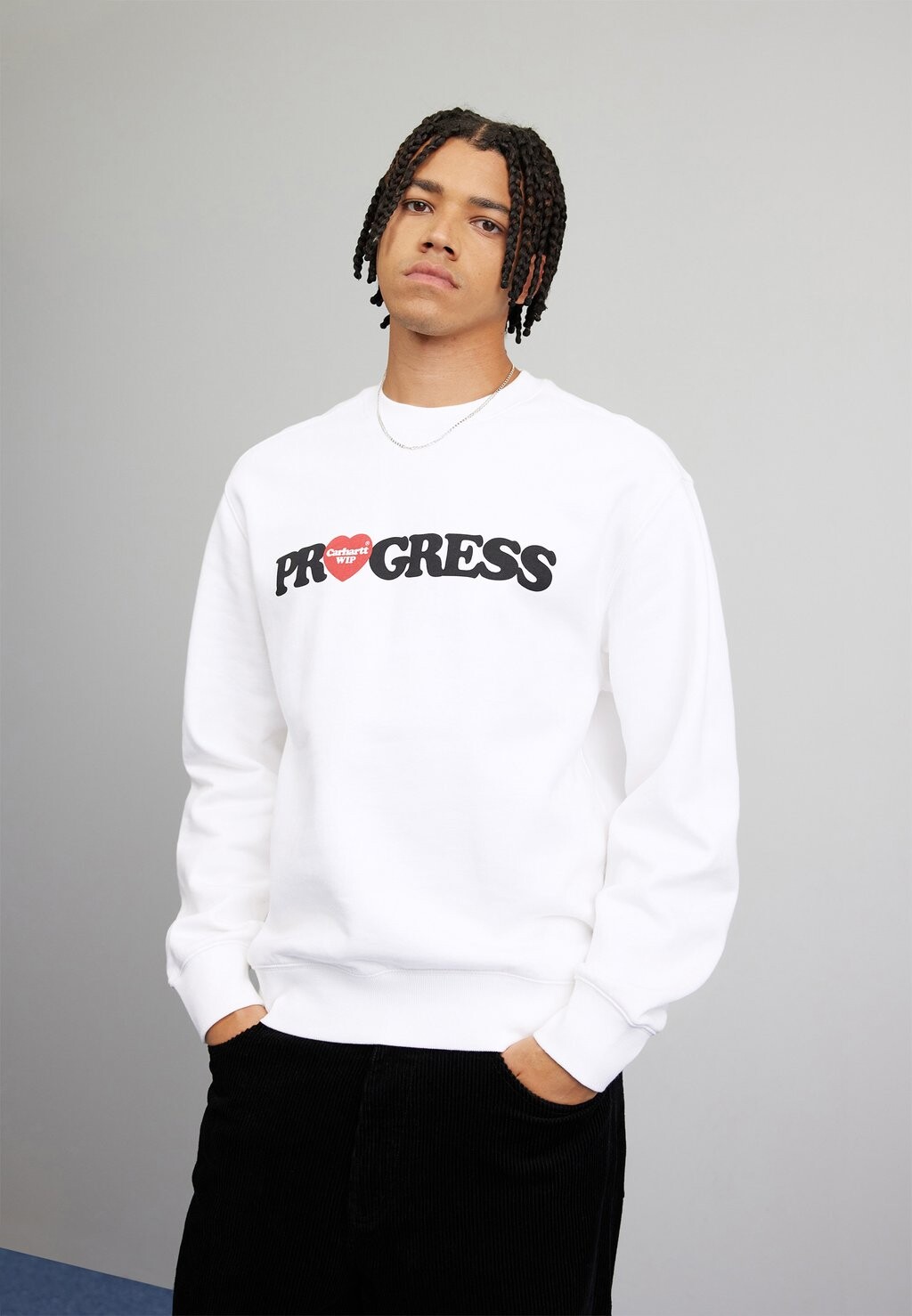 

Толстовка I HEART PROGRESS Carhartt WIP, белый