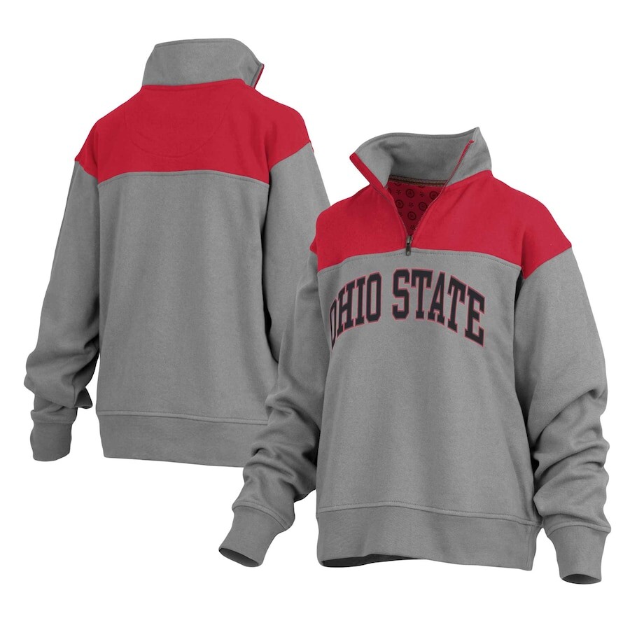

Куртка Pressbox Ohio State Buckeyes, серый