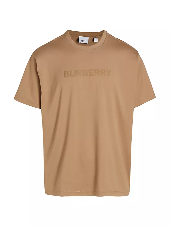 

Футболка с логотипом Harriston Burberry, цвет camel