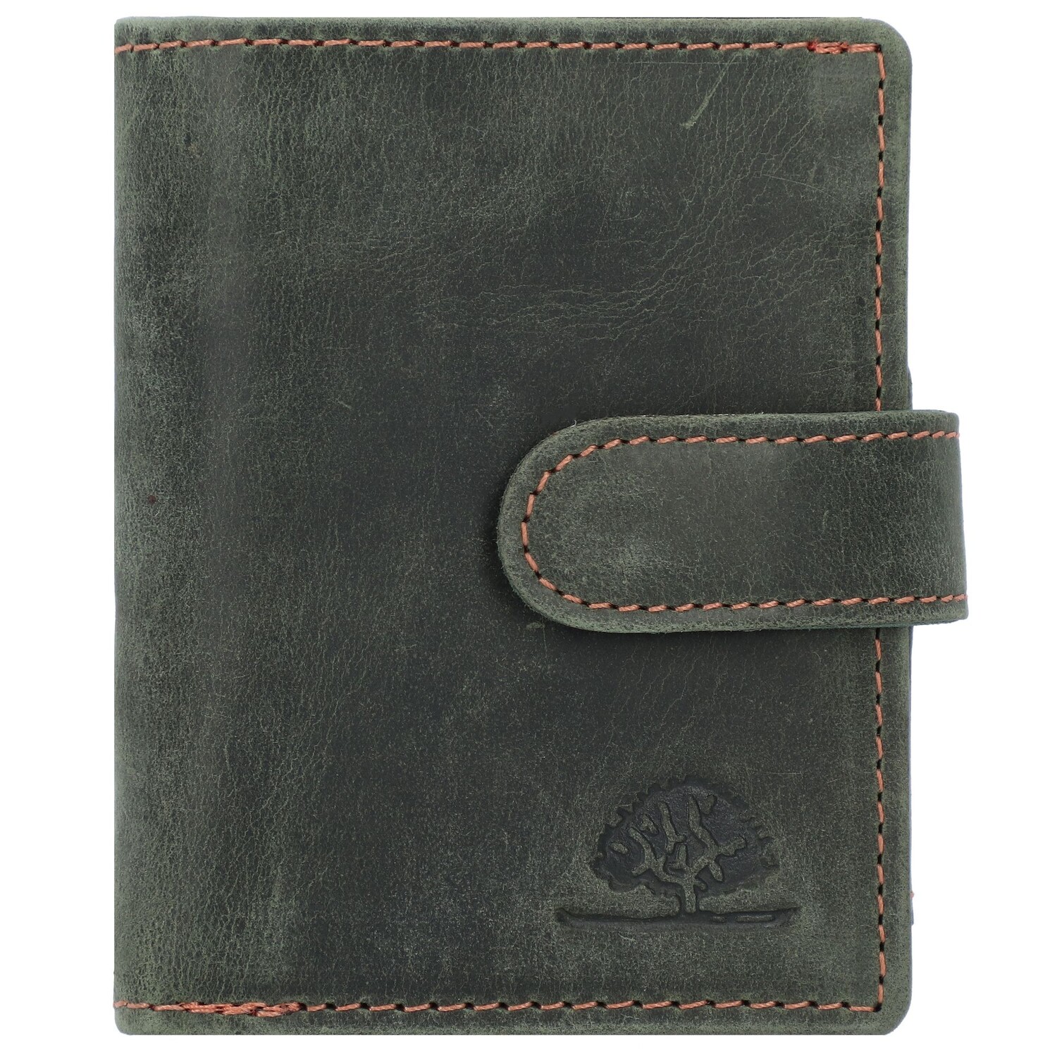 

Кошелек Greenburry Vintage Original RFID Leder 8 см, цвет green-orange