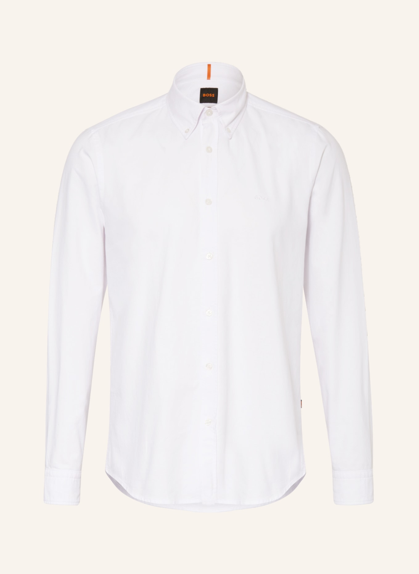 цена Рубашка BOSS RICKERT Regular Fit, белый