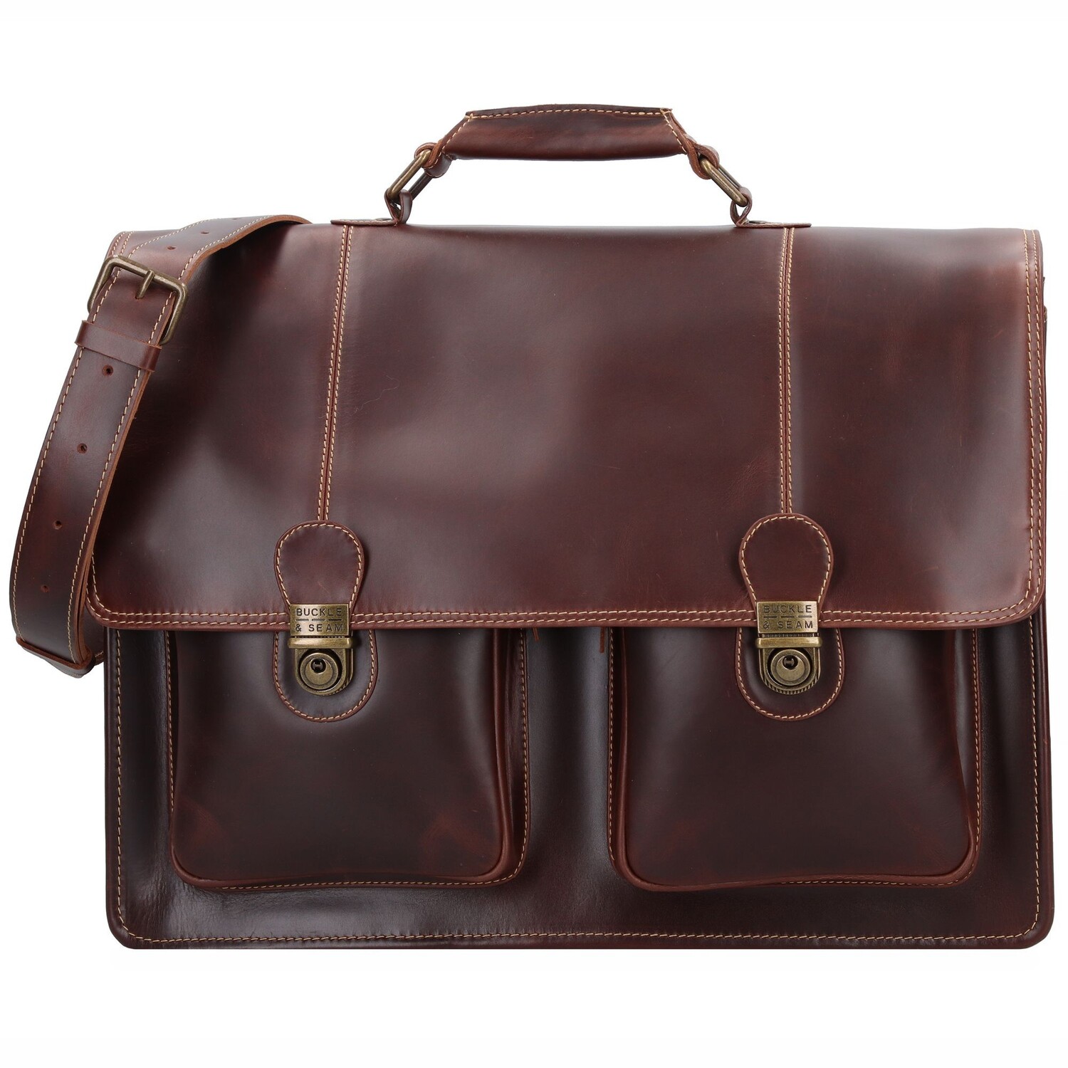 

Сумка для ноутбука Buckle & Seam Nevada Leder 42 cm Laptopfach, коричневый