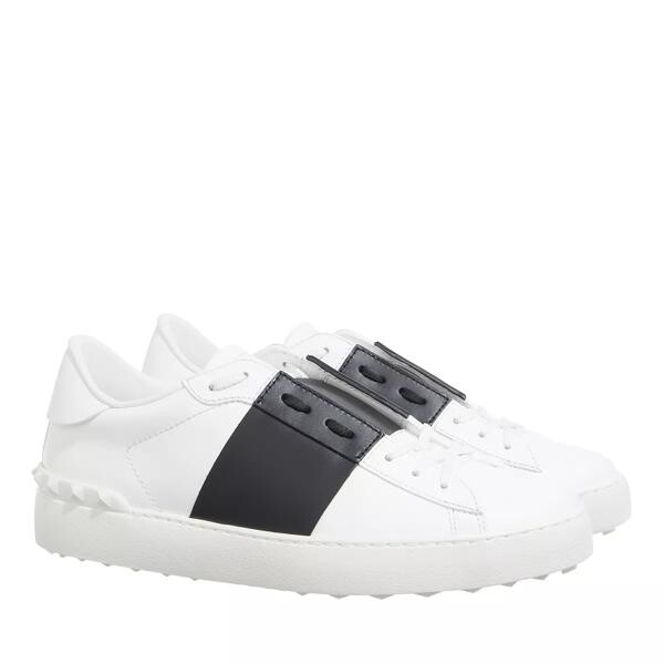

Кроссовки sneaker open vitello bianco/nero Valentino Garavani, черный