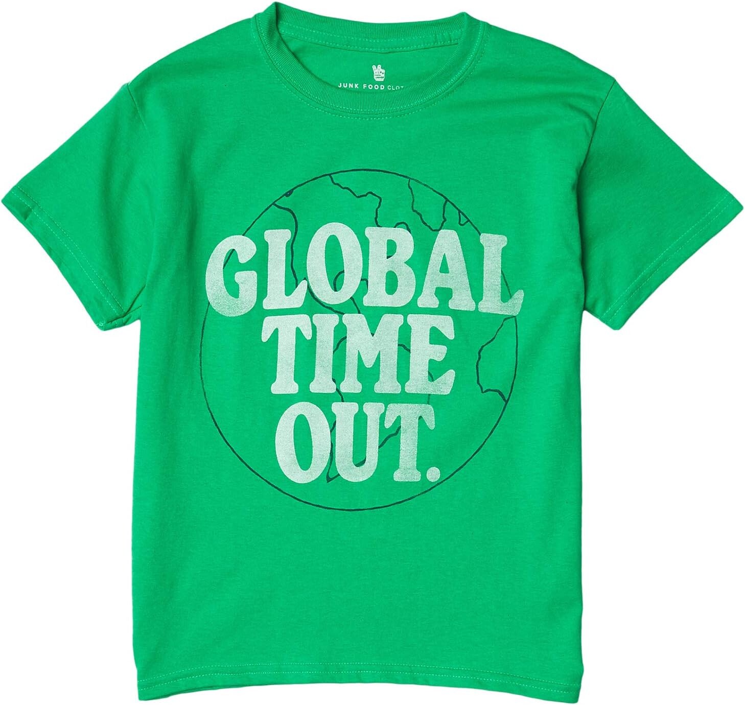 

Футболка Junk Food Kids Global Time Out T-Shirt, зеленый