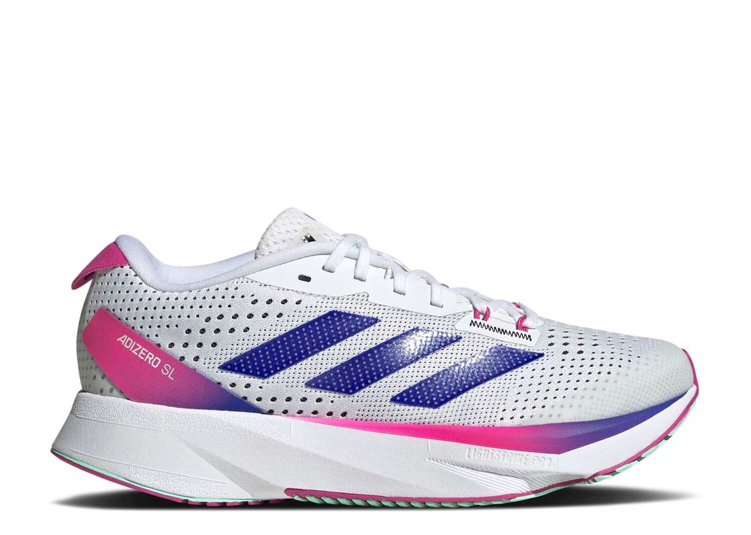 

Кроссовки adidas Adizero Sl J 'White Lucid Blue Fuchsia', белый