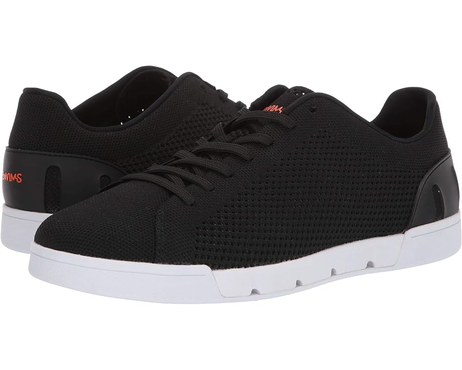 

Кроссовки SWIMS Breeze Tennis Knit Sneakers, цвет Black/White