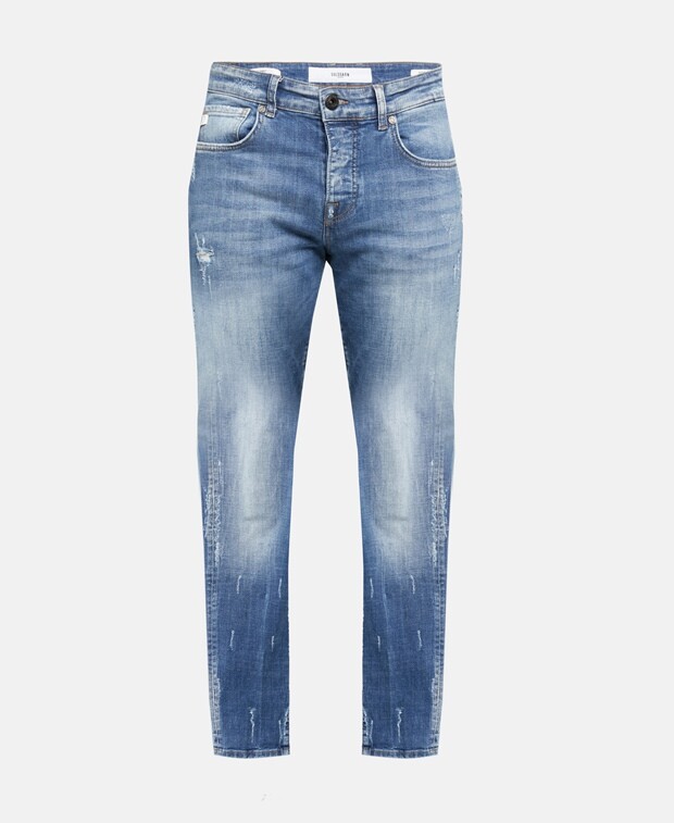 

Джинсы узкого кроя Goldgarn Denim, светло-синий