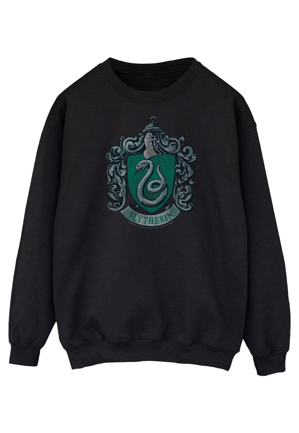 

Толстовка Harry Potter Slytherin Distressed Crest ABSOLUTE CULT, черный