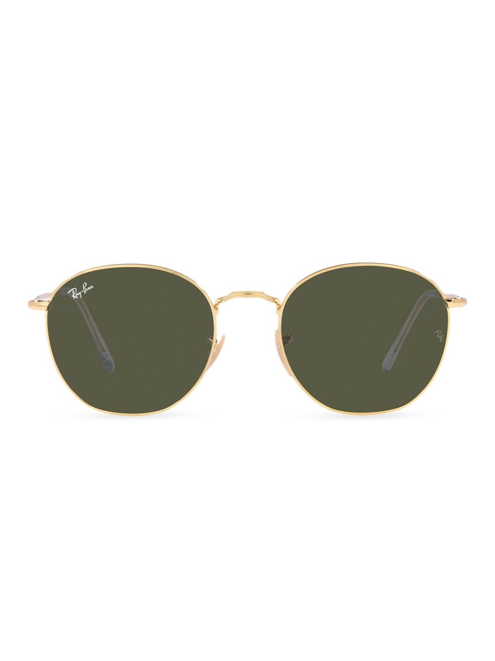 

Круглые металлические солнцезащитные очки Ray-Ban, золотой