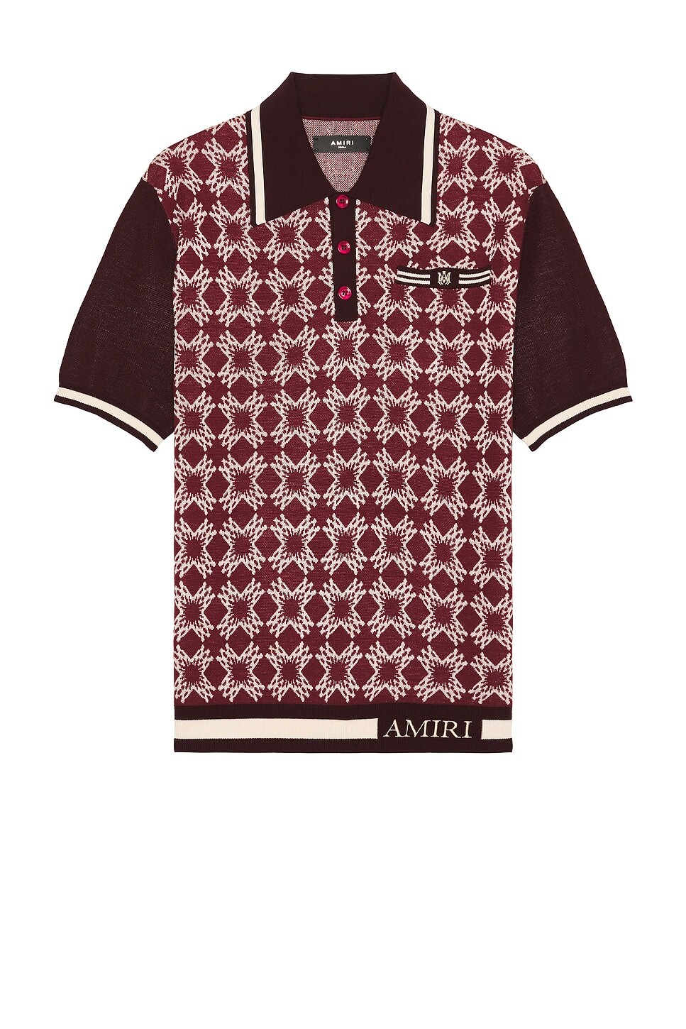 

Футболка мужская MA Quad Polo Amiri, красный