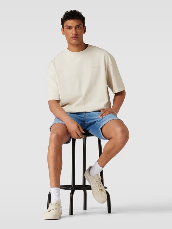 

Джинсовые шорты с нашивкой-лейблом, модель RICK Jack & Jones, джинс