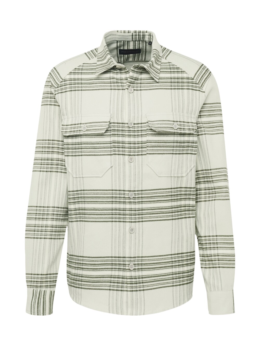 Рубашка на пуговицах стандартного кроя Drykorn, пастельно-зеленый/темно-зеленый