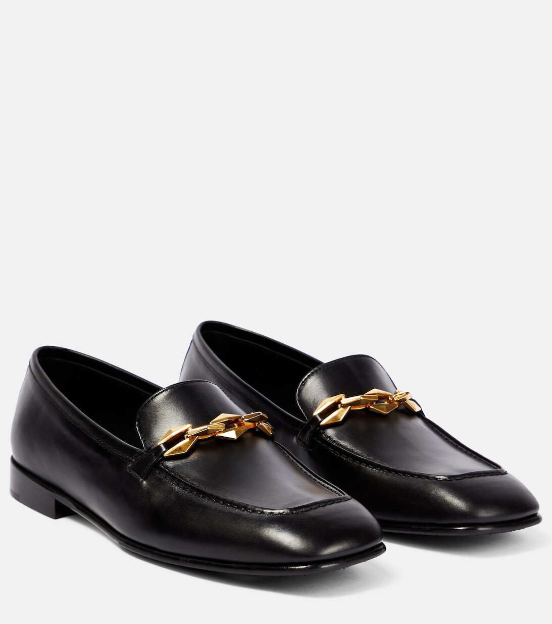 

Лоферы тильда из кожи Jimmy Choo, черный