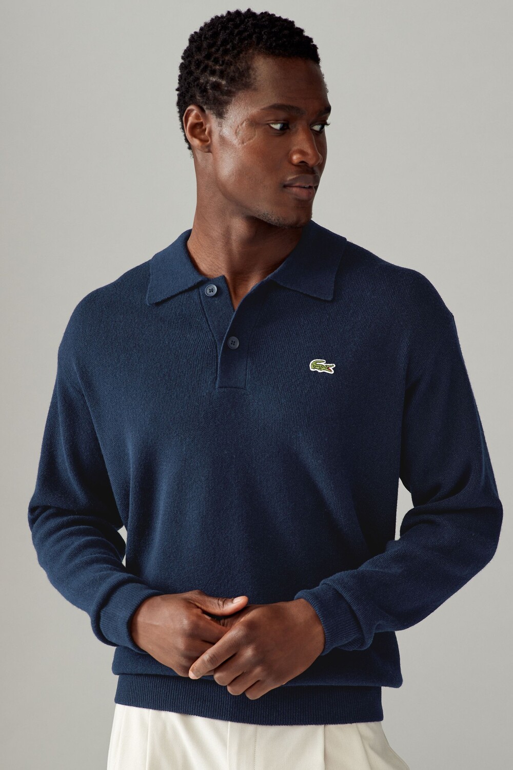 

Мужской свитер основные вещи Lacoste, синий