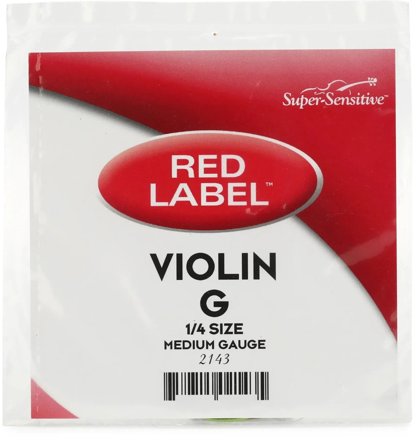 

Струна G для скрипки Super-Sensitive 2143 Red Label — размер 1/4