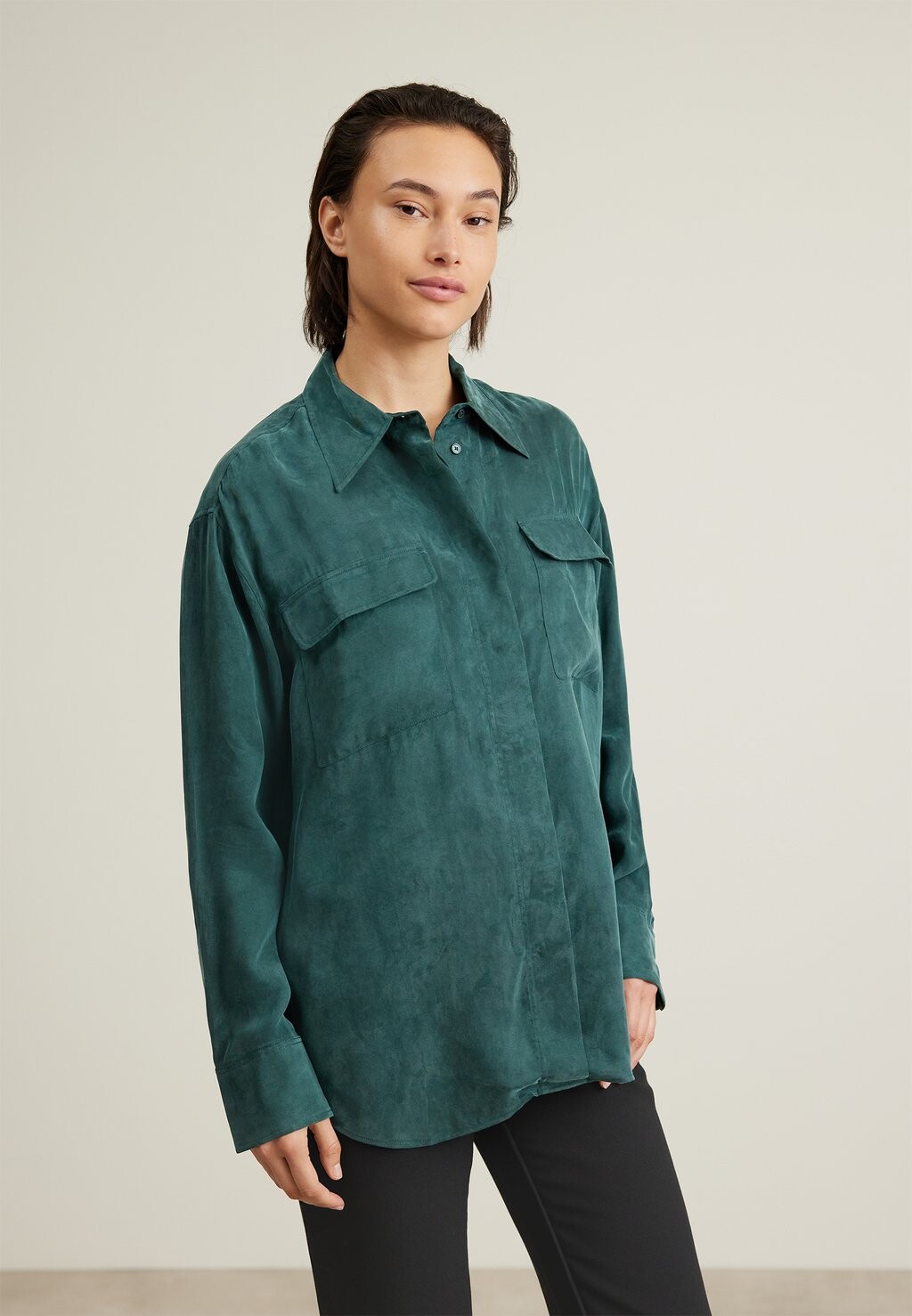 

Блузка GANT RELAXED UTILITY SHIRT, цвет tartan green