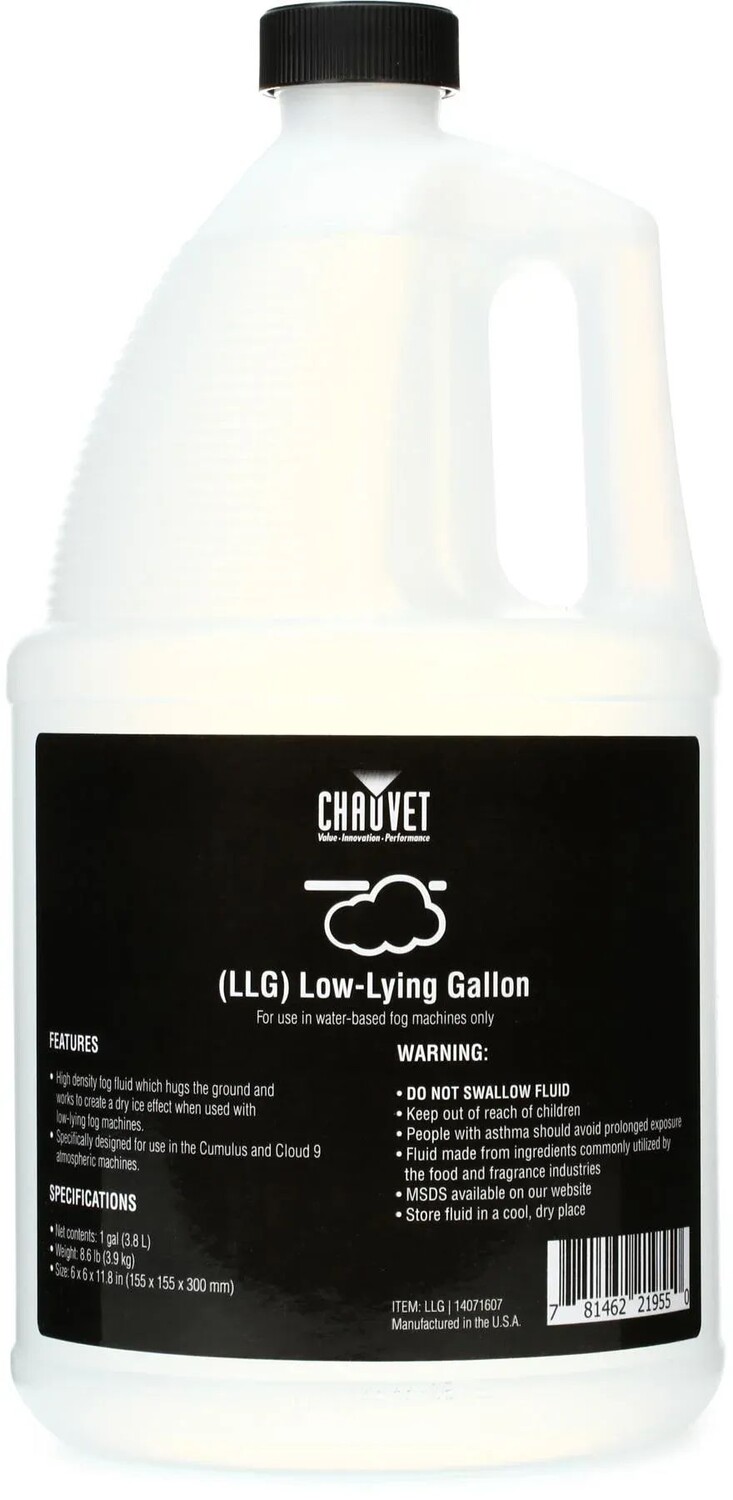 

Chauvet DJ LLG Низколежащая жидкость для тумана на водной основе — 1 галлон