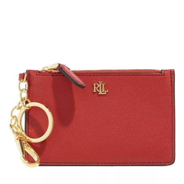 

Кошелек zip card case small red Lauren Ralph Lauren, красный