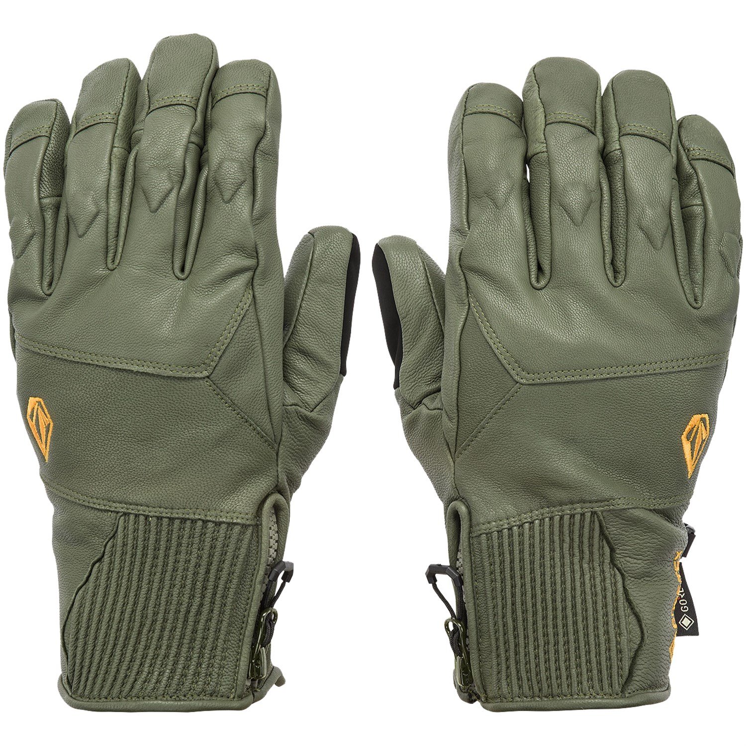 Перчатки Volcom Service GORE-TEX, цвет Military рабочие защитные перчатки кожаные износостойкие овчины охотничьи защитные перчатки для ремонта мотоцикла защитные перчатки для водителя