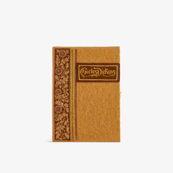 Клатч Charles Dickens из хлопка, шерсти и шелка Olympia Le-Tan, цвет canelle moyenne