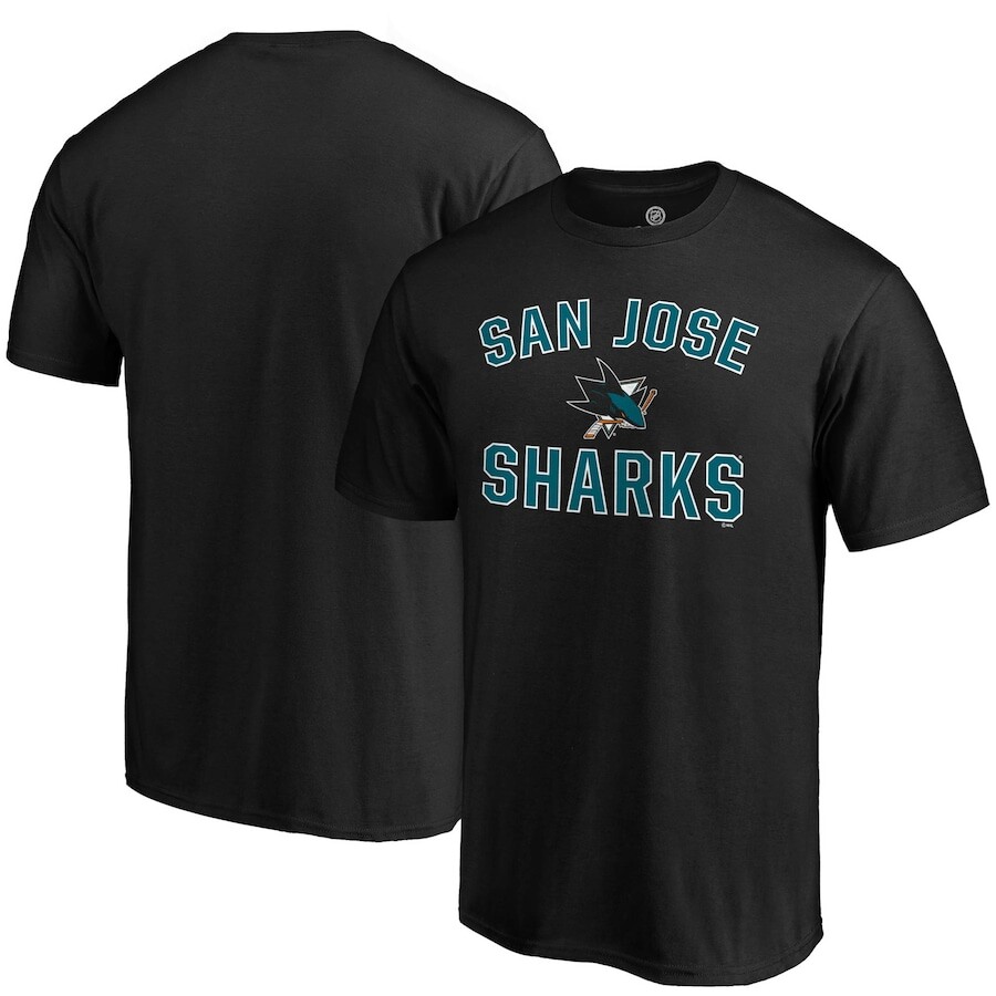 

Футболка с коротким рукавом Fanatics Branded San Jose Sharks, черный
