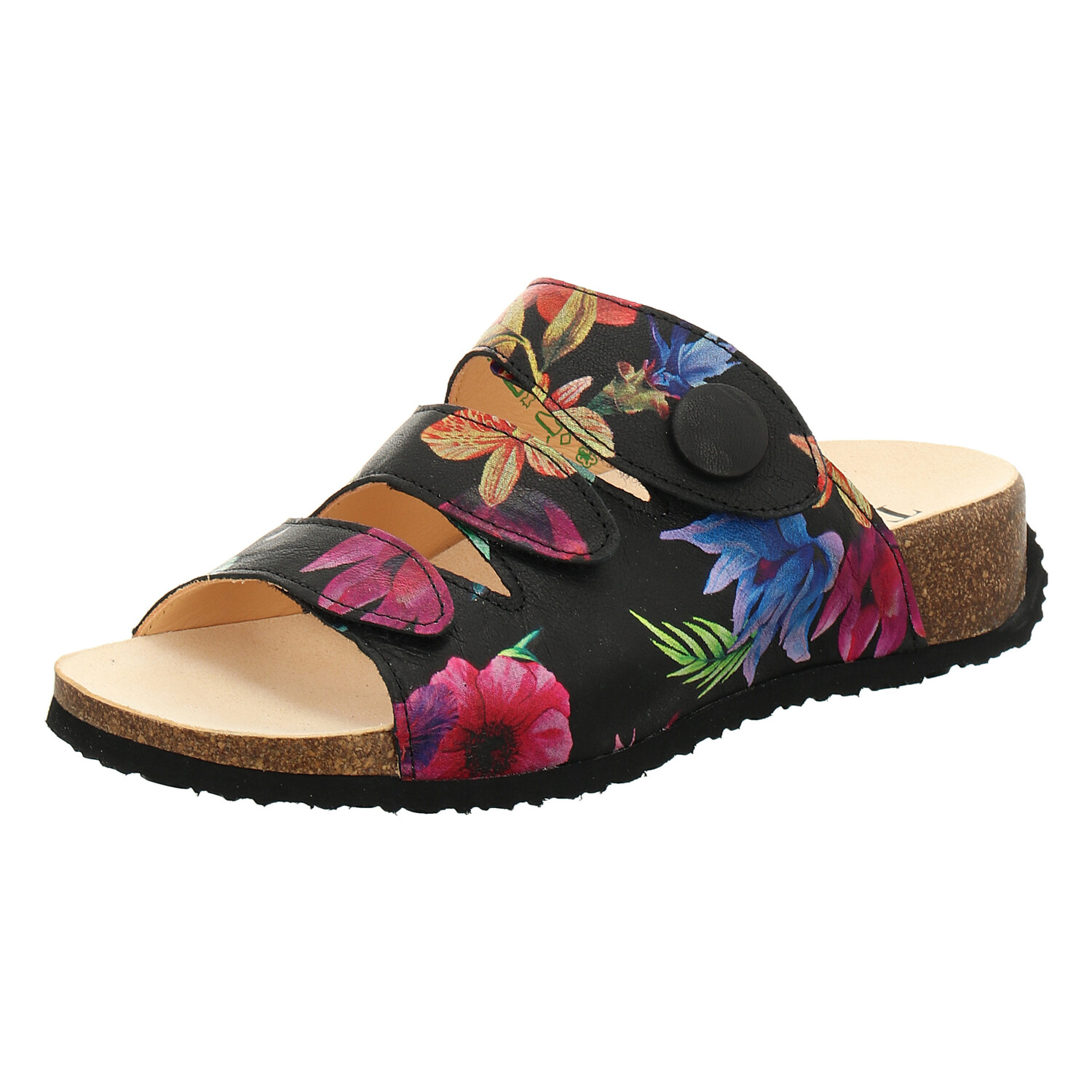 

Мюли Think! Tieffußbett Pantolette MIZZI DAMEN, черный