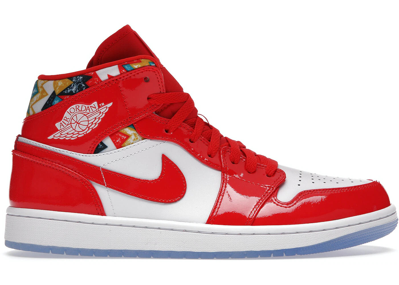 

Кроссовки Jordan 1 Mid Barcelona, красные