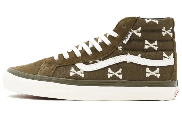 

Кроссовки Vans Sk8-Hi WTAPS Olive Crossbones