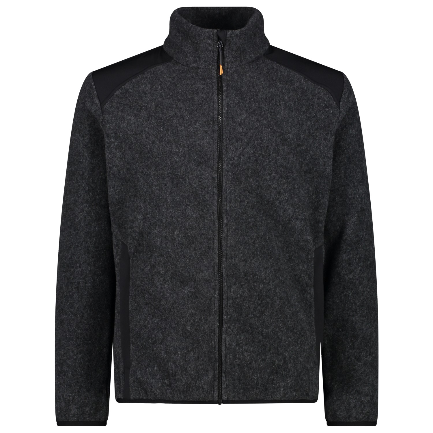Флисовая жилетка Cmp Jacket Wool Effect, цвет Carbone Melange