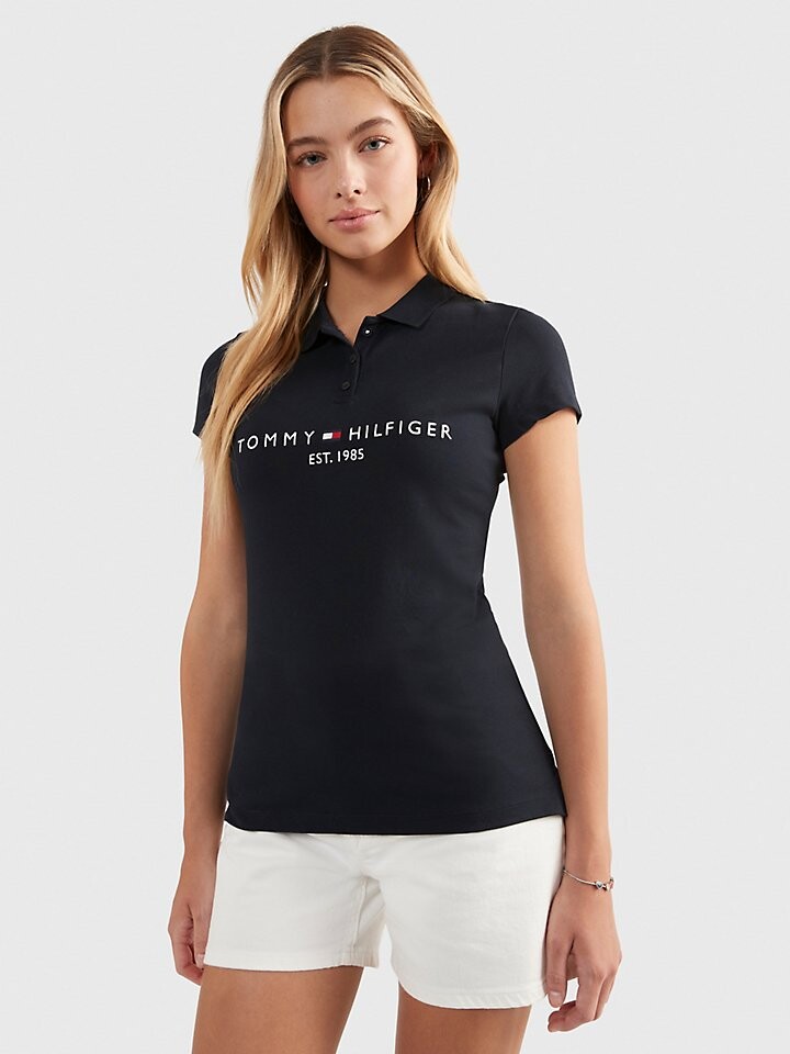 

Поло Slim Fit с логотипом Hilfiger Tommy Hilfiger