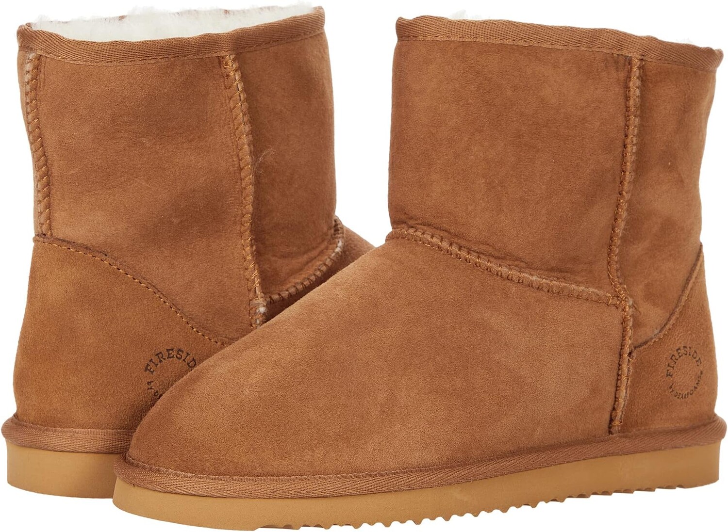 

Тапочки Rosebery 6" Shearling Boot FIRESIDE by Dearfoams, цвет Chestnut