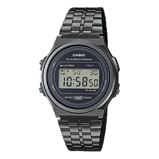 Часы Casio Youth Vintage Analog-Digital Watch 'Silver', черный цена и фото