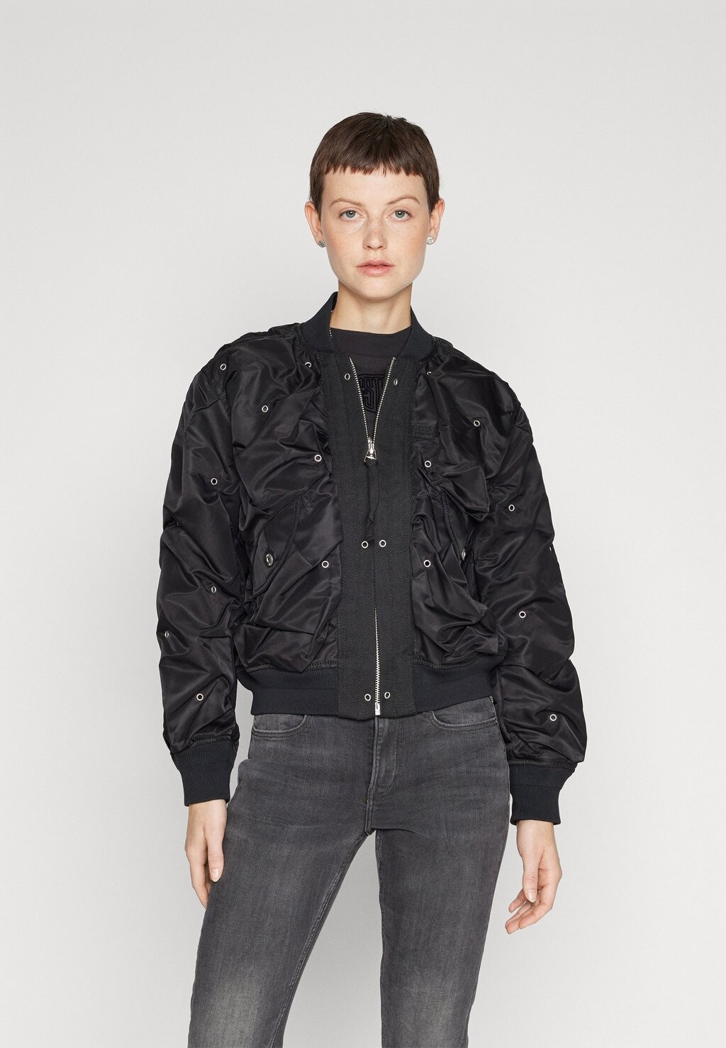 

Бомбер Chaquetas G-Star CROPPED PARTY, черный