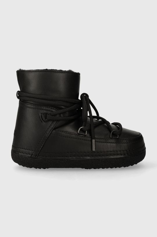Полные кожаные зимние ботинки Inuikii, черный