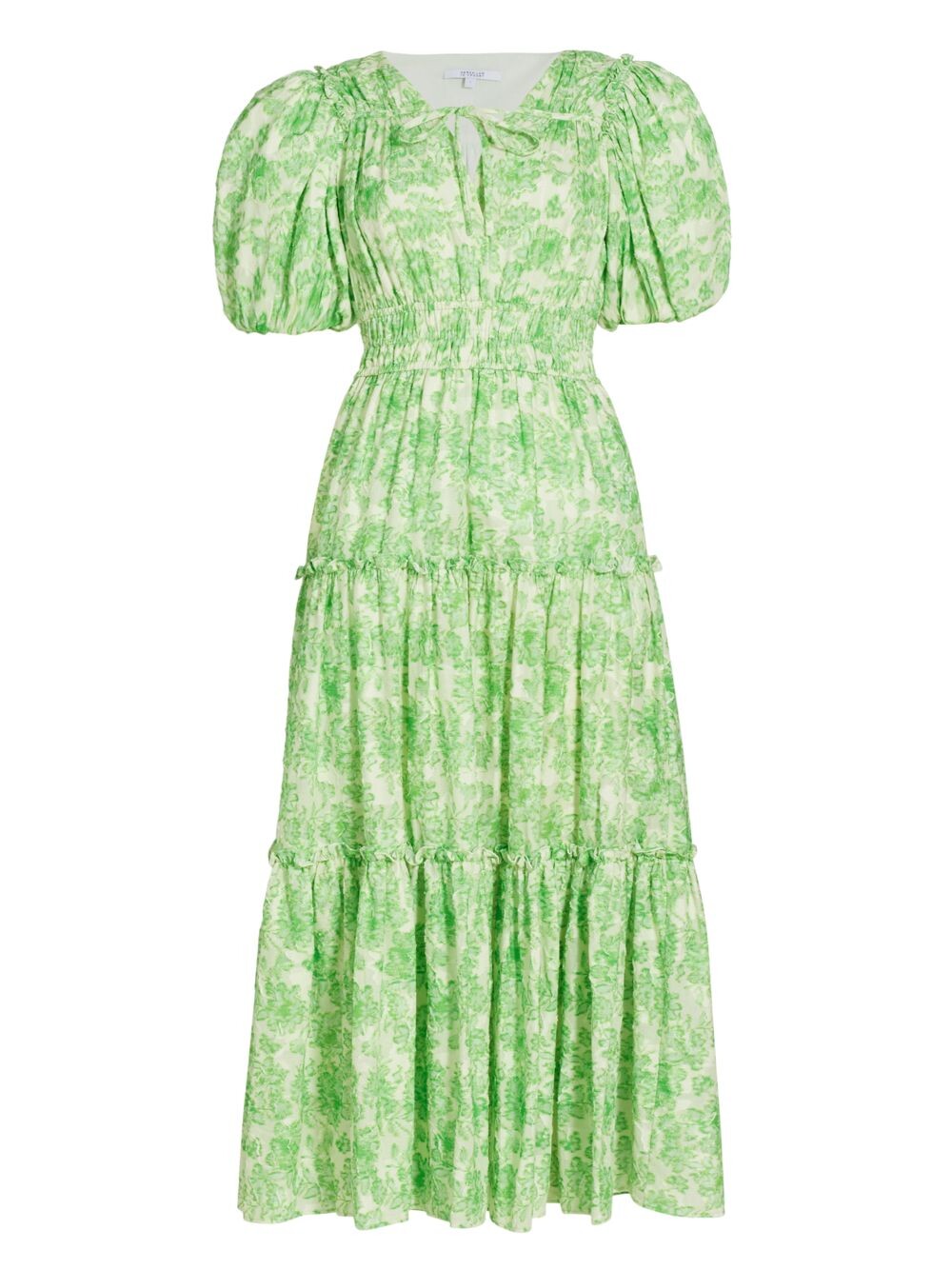 

Платье макси Philippa с пышными рукавами Derek Lam 10 Crosby, зеленый