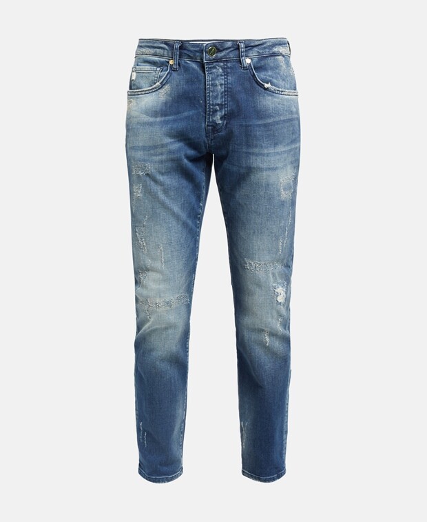 

Джинсы узкого кроя Goldgarn Denim, синий