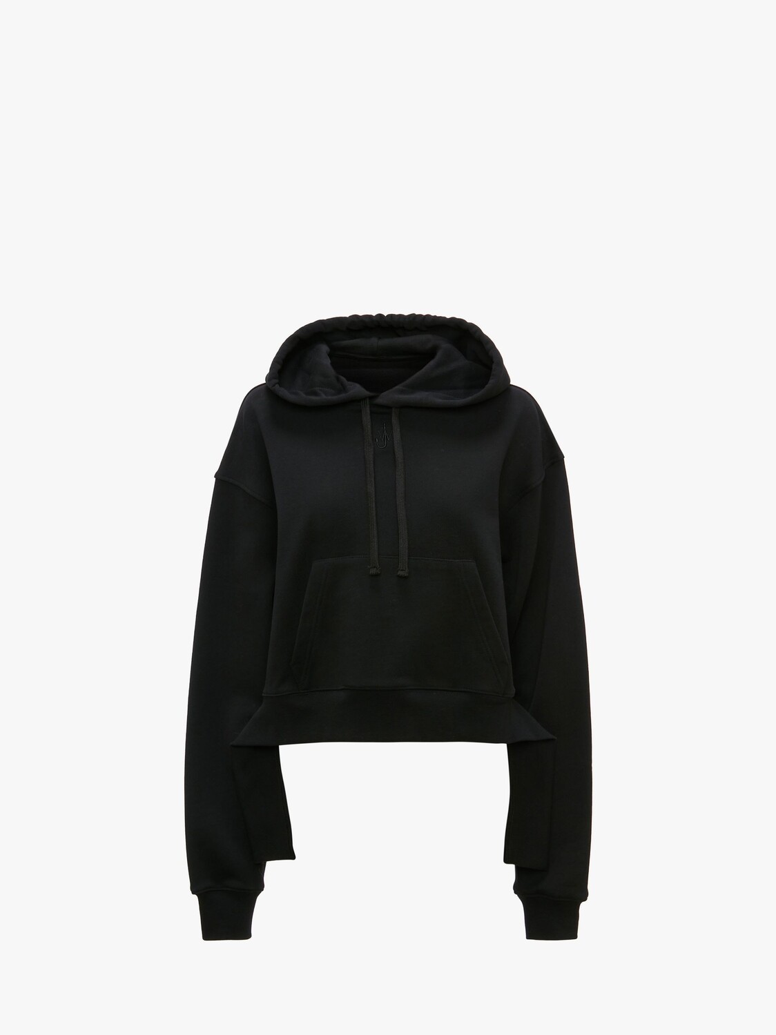 

Укороченное худи JW Anderson, черный
