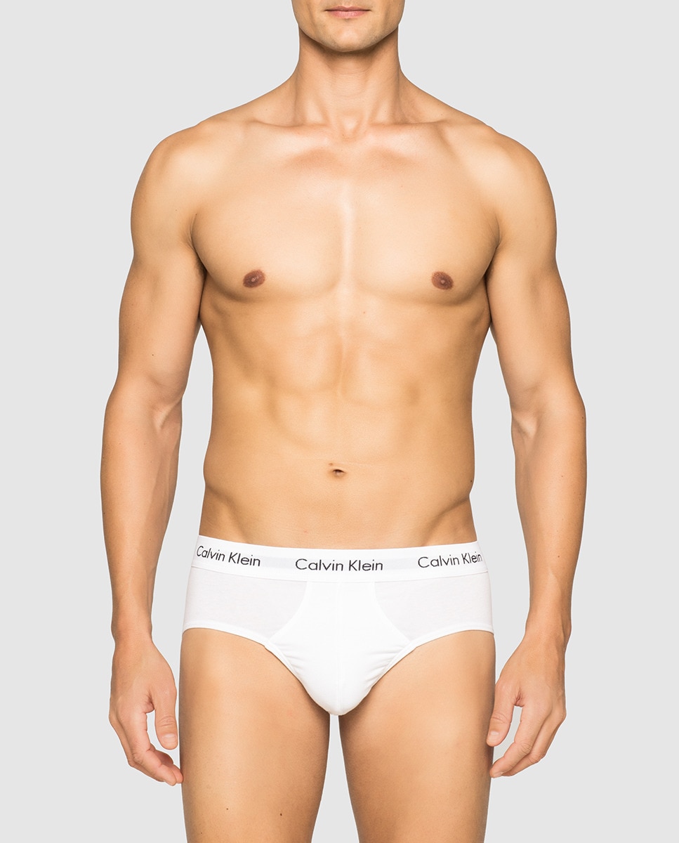 цена Комплект из трех белых мужских трусов Calvin Klein Calvin Klein, белый
